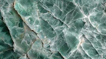 AI generated Close Up of Green Marble Texture photo