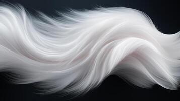 AI generated Graceful and flowing abstract fur composition. Generative AI photo