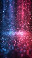 AI generated Blurry Blue and Pink Background photo
