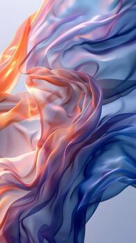 AI generated Vibrant Colorful Design on Cell Phone photo