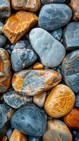 AI generated Varied Colors of Rock Formation photo