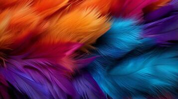 AI generated Vibrant and energetic abstract fur composition. Generative AI photo