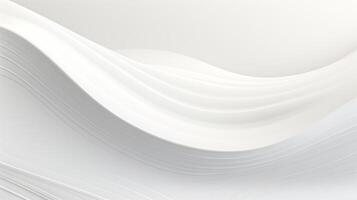 AI generated White abstract background for modern aesthetics. Generative AI photo