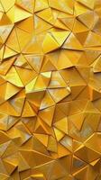 AI generated Close-up View of Yellow Fabric photo