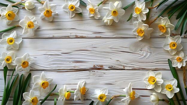 AI generated Various Flowers Arranged on Table photo