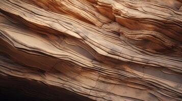 AI generated Hyper zoom into the texture of a rock formation. Generative AI photo