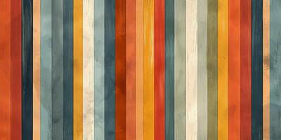 AI generated Colorful Striped Wallpaper in Various Colors photo