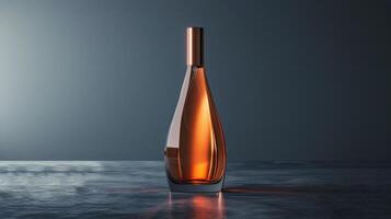 AI generated Silver Vase on Table photo