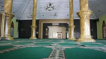 mosque interior building with 4 pillars photo