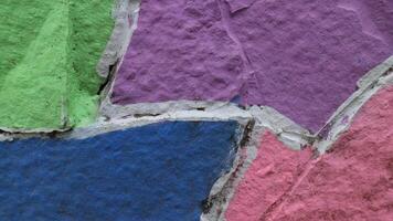 colorful cement wall texture and background photo