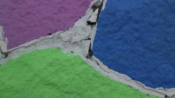 colorful cement wall texture and background photo