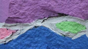 colorful cement wall texture and background photo