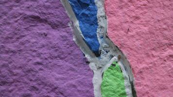 colorful cement wall texture and background photo