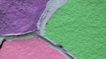 colorful cement wall texture and background photo