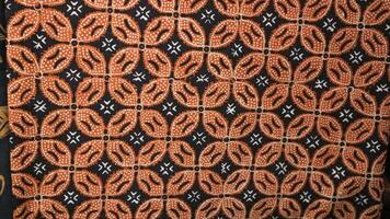 Traditional batik native to Pekalongan, Central Java, Indonesia with elegant classic motif photo