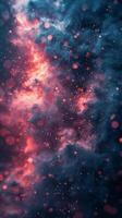 AI generated Cosmic Space Filled With Stars and Dust photo