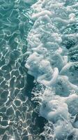 AI generated Close Up of Water With Bubbles photo