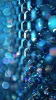 AI generated Close Up of a Mosaic Tile Wall photo
