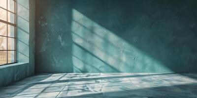 AI generated Room With Window and Tiled Floor photo
