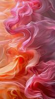 AI generated Vibrant Abstract Painting With Varied Shapes and Colors photo