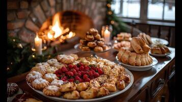 Assorted Pastries on a Table photo