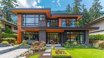 Modern House With Abundant Windows photo