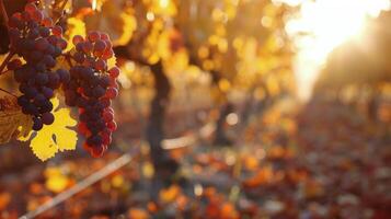 Bunch of Grapes Hanging From a Tree photo