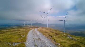 Windmills on a Hill photo