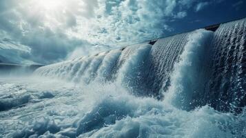 majestuoso agua olas foto