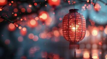 Array of Hanging Lights photo