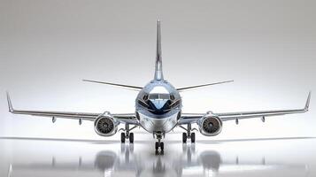 Large Jetliner on Airport Runway photo