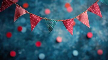 Group of Paper Lanterns Hanging From Wall photo