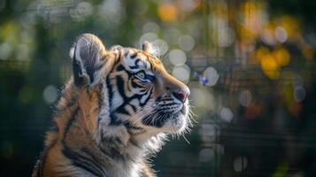 cerca arriba de un leopardo tendido en un árbol rama foto