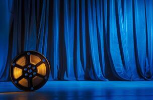 Movie Projector on Stage photo