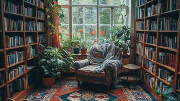 Room Filled With Plants and Furniture photo