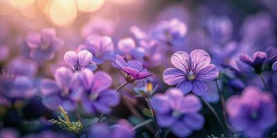 Cluster of Flowers Amidst Grass photo