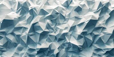 Abstract Blue Background With Small Triangles photo