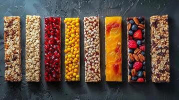 A Variety of Food Displayed on a Table photo