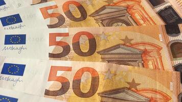 euro notes background photo