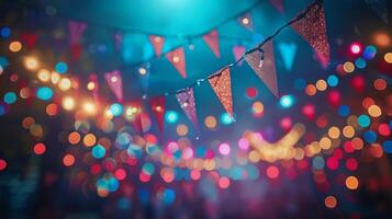 Group of Paper Lanterns Hanging From Wall photo