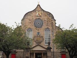 canongate kirk en edimburgo foto