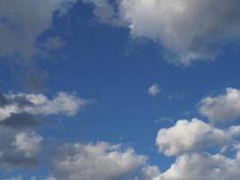 cloudy blue sky background photo