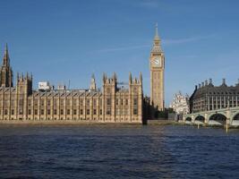 casas del parlamento en londres foto