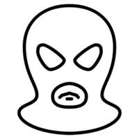 Robber thief crime Icon vector