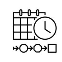 icon sequence chronology vector