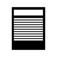 Document on white background vector