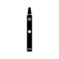 Electronic cigarette icon on white background vector