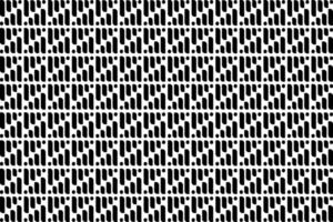 Abstract black and white textured background pattern. vector