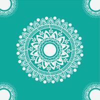 Beautiful golden mandala background with text space vector