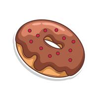 Delicious donut ilustration vector